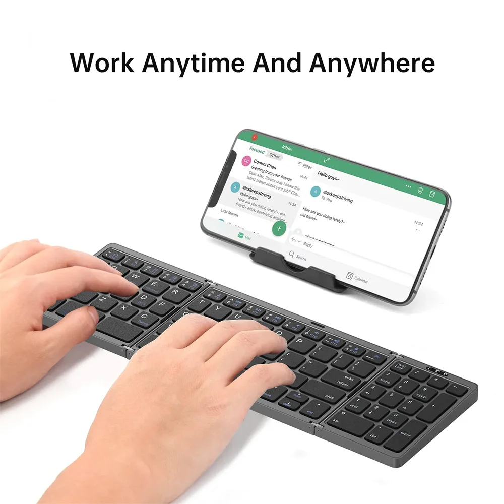 Foldable Wireless Bluetooth Keyboard