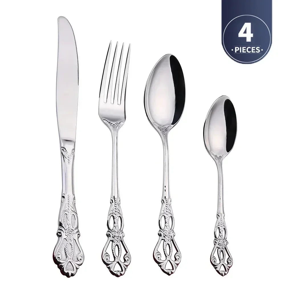 Golden Stainless Steel Cutlery Set