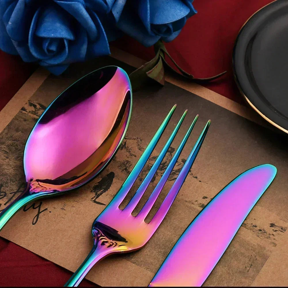 Golden Stainless Steel Cutlery Set