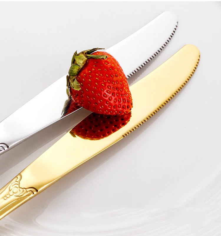 Golden Stainless Steel Cutlery Set