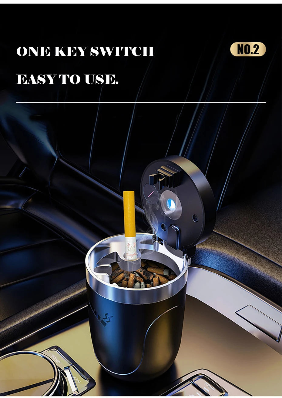 Car Ashtray With LED Light