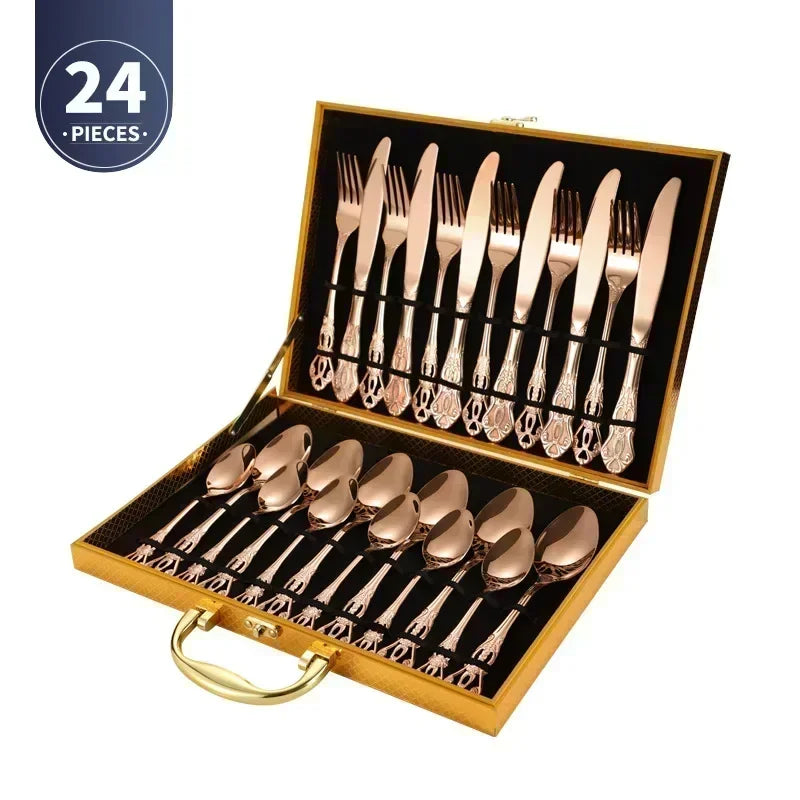 Golden Stainless Steel Cutlery Set