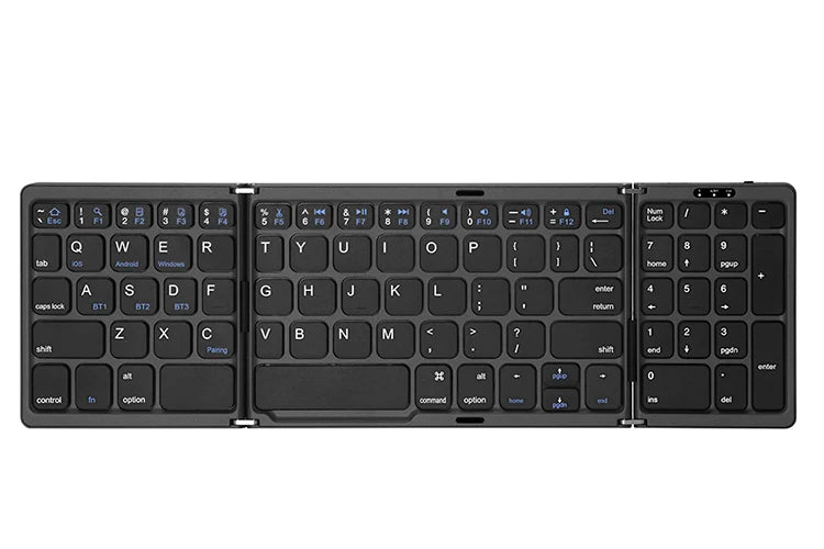 Foldable Wireless Bluetooth Keyboard