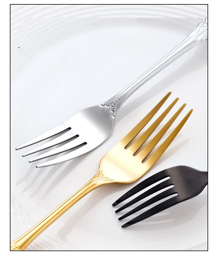 Golden Stainless Steel Cutlery Set